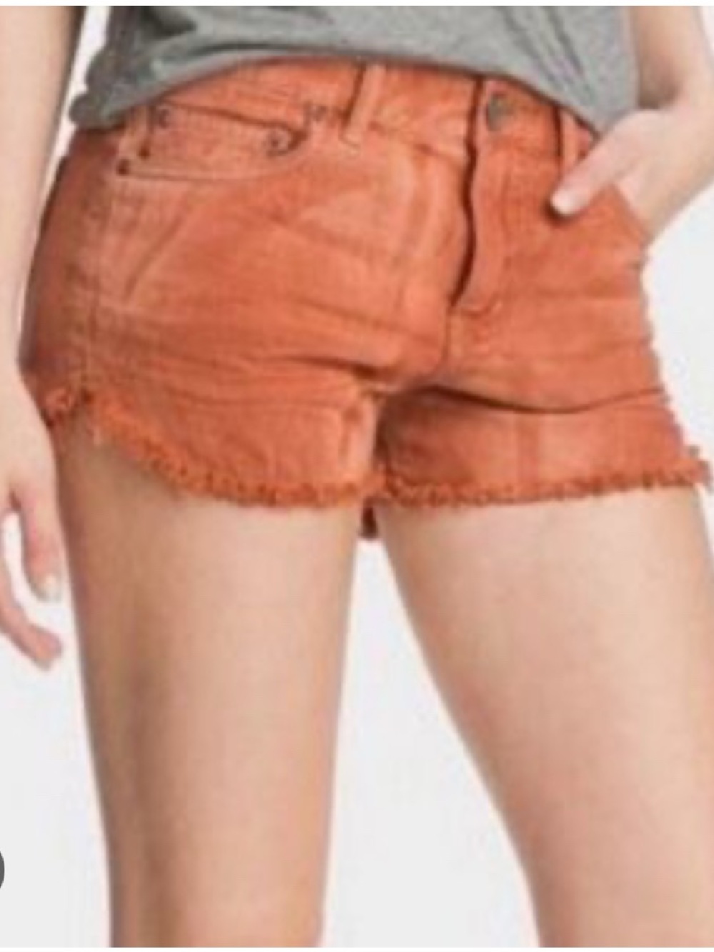 Free People Uptown Button Fly Shorts